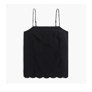 JCrew Scalloped Hem Cami
